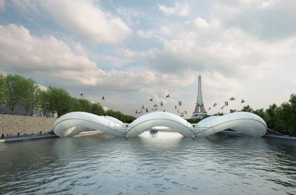 Concept Trampoline Bridge, Paris